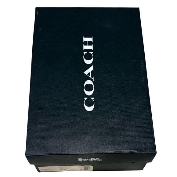 Coach Men's Chestnut Leather Loafers - Picture 8 of 11